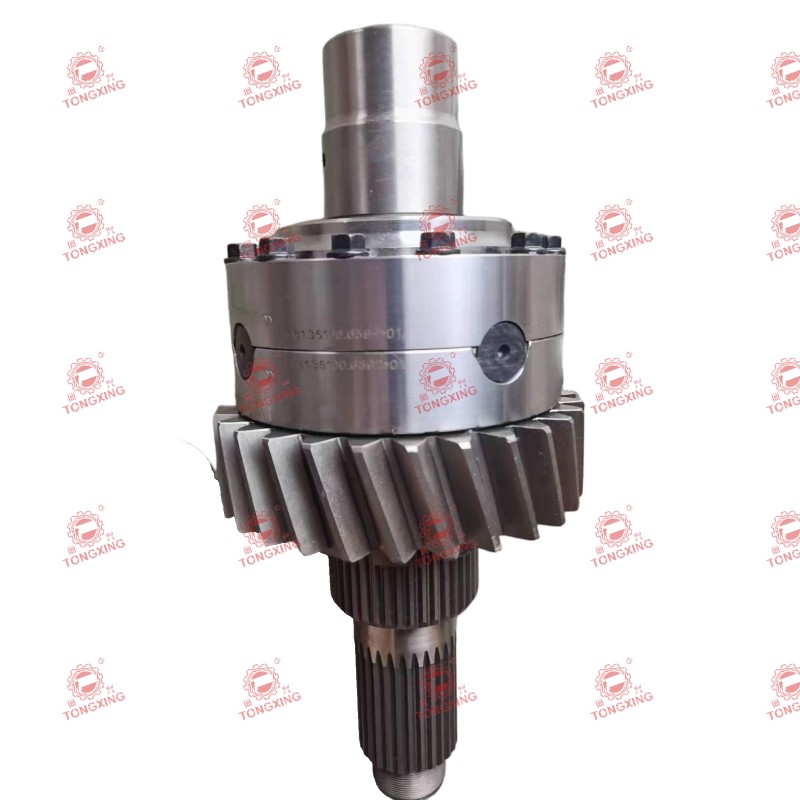 Mercedes 28T Differential Shaft Assembly OEM 3873509823 - Front View with Serial Number